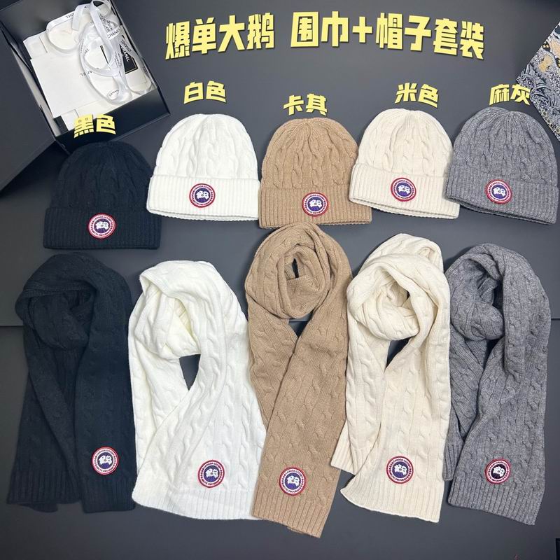 Canada Goose scarf hat dx01